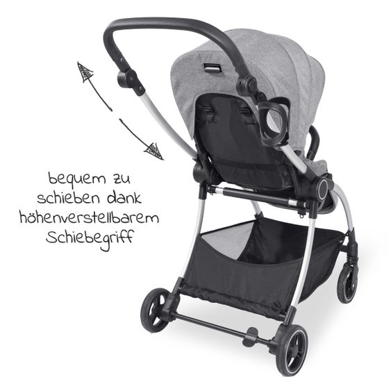 Hauck Buggy & Sportwagen Colibri (bis 25 kg belastbar) - Melange Grey