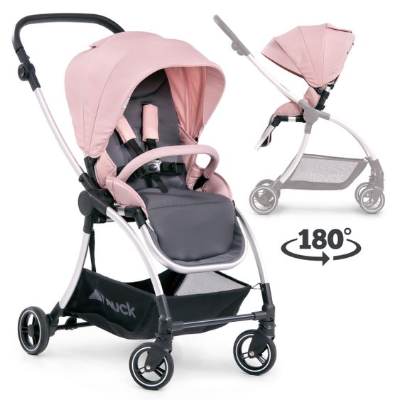 Hauck Buggy & Sportwagen Eagle 4S (bis 25 kg belastbar) - Pink Grey