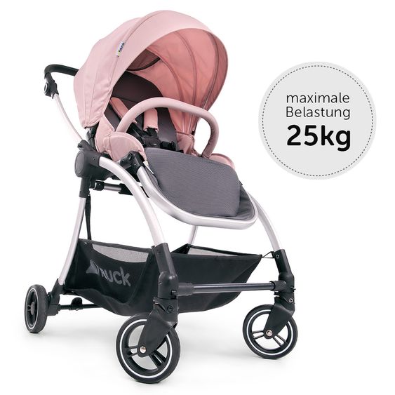 Hauck Buggy & Sportwagen Eagle 4S (bis 25 kg belastbar) - Pink Grey