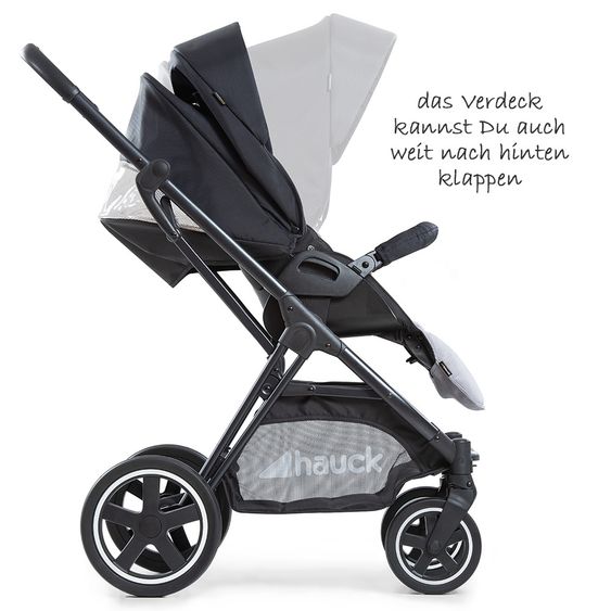 Hauck Buggy & Sportwagen Mars (bis 25 kg belastbar) - Caviar Stone