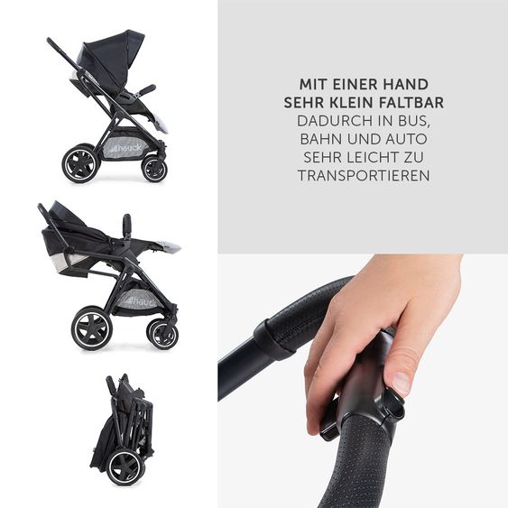 Hauck Buggy & Sportwagen Mars (bis 25 kg belastbar) - Caviar Stone