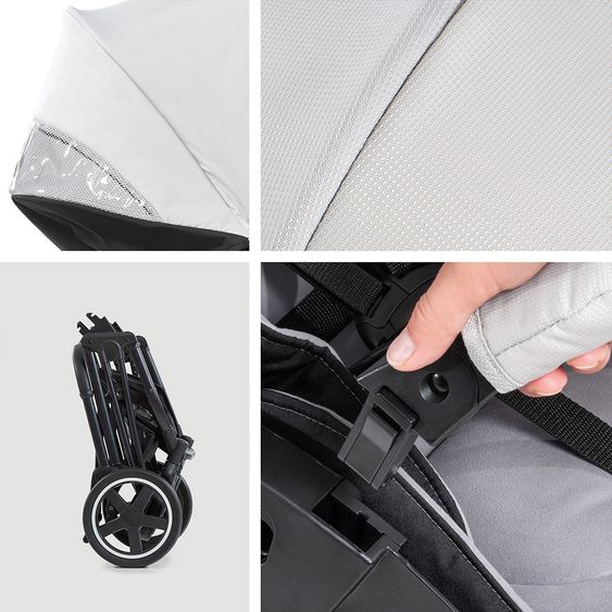 Hauck Buggy & Sportwagen Mars (bis 25 kg belastbar) - Lunar Stone