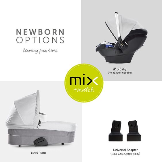 Hauck Buggy & Sportwagen Mars (bis 25 kg belastbar) - Lunar Stone