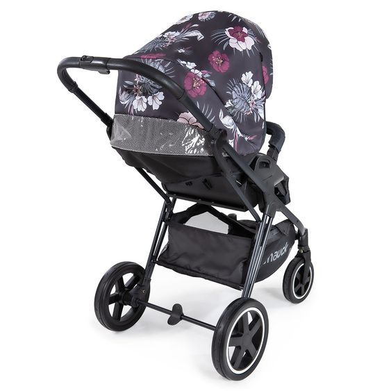 Hauck Mars passeggino e carrozzina (carico massimo 25 kg) - Wild Blooms Nero