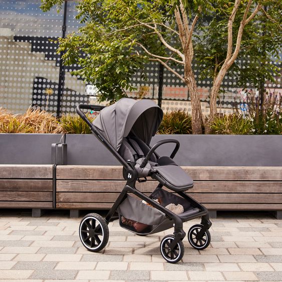 Hauck Buggy & Sportwagen Move N Care inkl. Adapter für Babyschale - Dark Grey
