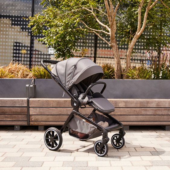 Hauck Buggy & Sportwagen Move N Care inkl. Adapter für Babyschale - Dark Grey