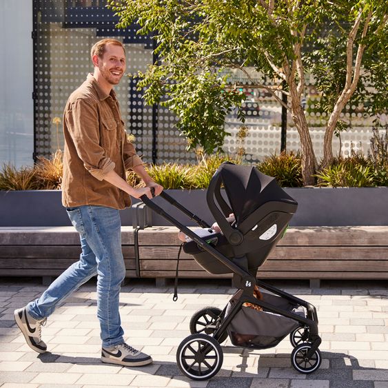 Hauck Buggy & Sportwagen Move N Care inkl. Adapter für Babyschale - Dark Grey
