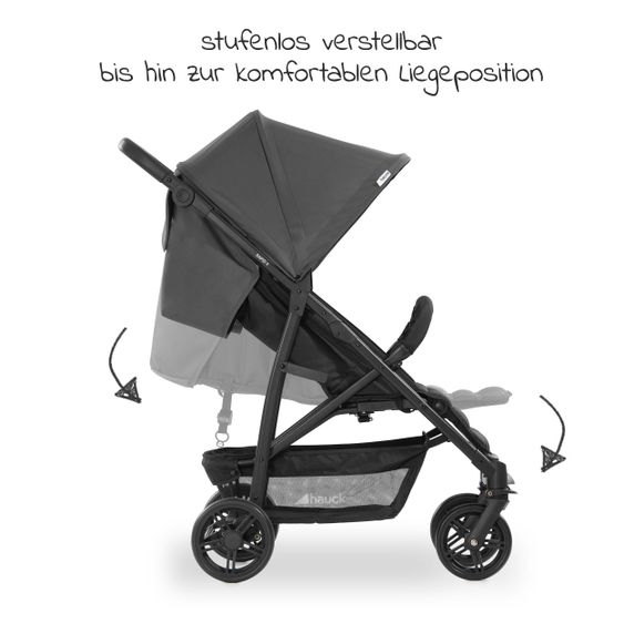 Hauck Buggy & Sportwagen Rapid 4 (bis 25 kg) - Grey