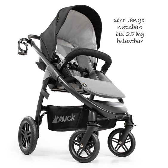 Hauck Buggy & Sportwagen Saturn R (bis 25 kg belastbar) - Caviar Stone