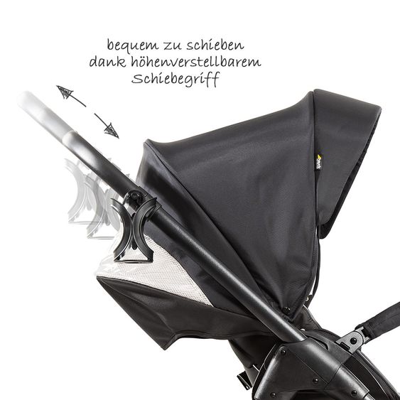 Hauck Buggy & Sportwagen Saturn R (bis 25 kg belastbar) - Caviar Stone