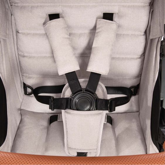 Hauck Buggy & Sportwagen UpTown (mit Liegefunktion, Schieber höhenverstellbar, Einhand-Faltung) - Melange Beige