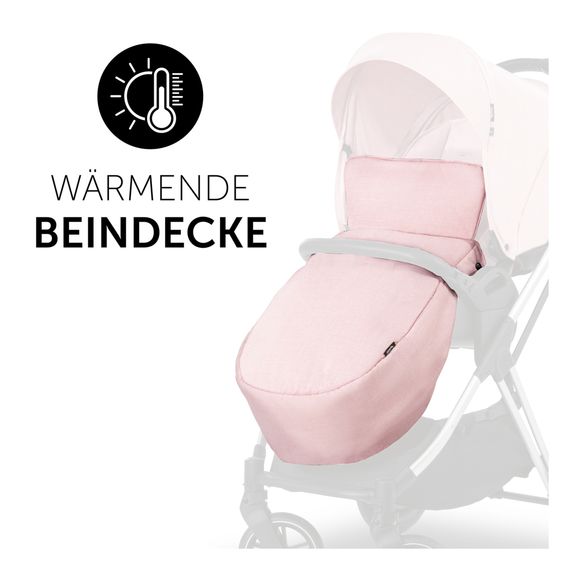 Hauck Buggy & Sportwagen Vision X inkl. XXL Zubehörpaket - Melange Rose