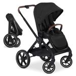 Buggy & Sportwagen Walk N Care mit Liegefunktion und drehbarem Sitz (bis 25 kg belastbar) - Black