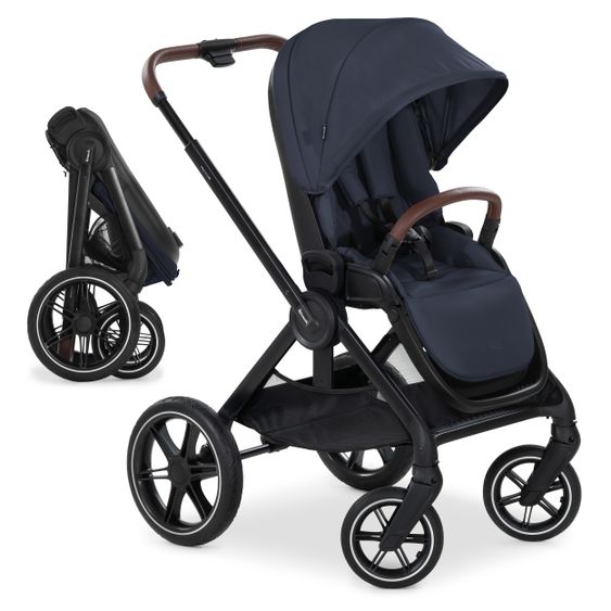 Hauck Buggy & Sportwagen Walk N Care mit Liegefunktion und drehbarem Sitz (bis 25 kg belastbar) - Dark Navy Blue