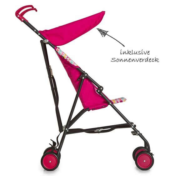 Hauck Buggy Sun Plus - Disney - Minnie Geo Pink