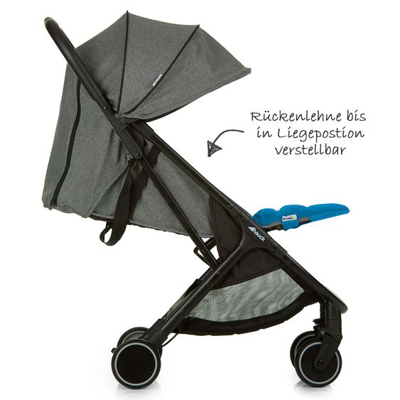Hauck Buggy Swift - Melange Grey Azure