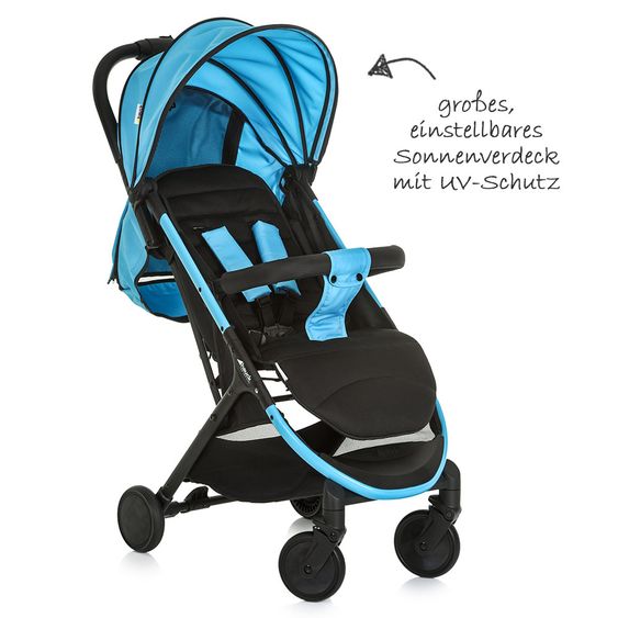 Hauck Buggy Swift Plus inkl. Schutzbügel - Neon Blue Caviar