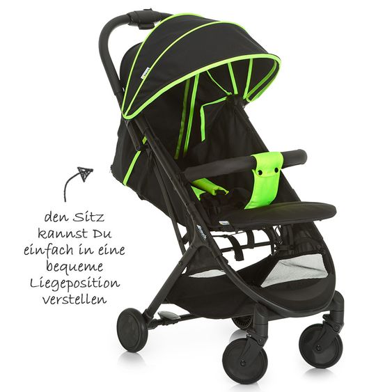 Hauck Buggy Swift Plus incl. protezione - Caviale giallo neon