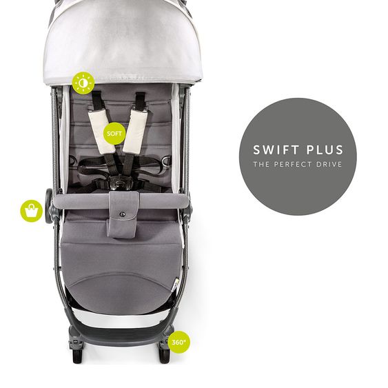 Hauck Buggy Swift Plus - Lunar
