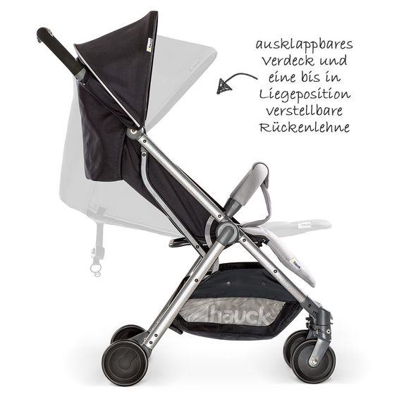 Hauck Buggy Swift Plus - Silver Charcoal