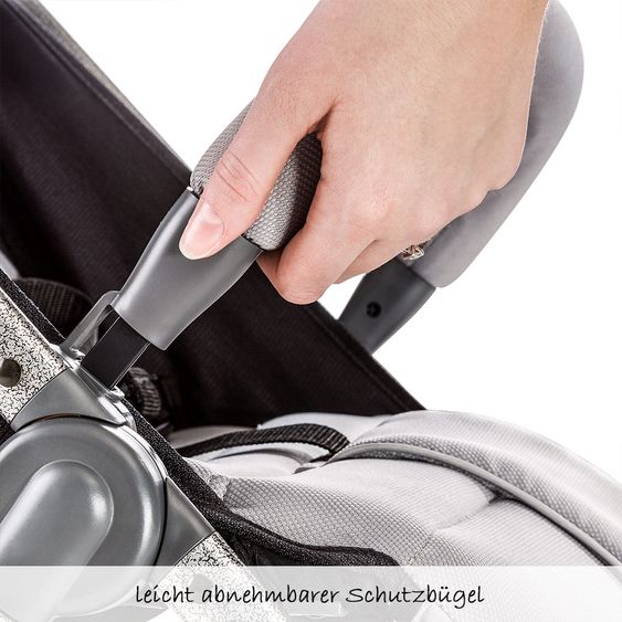 Hauck Buggy Swift Plus - Silver Charcoal