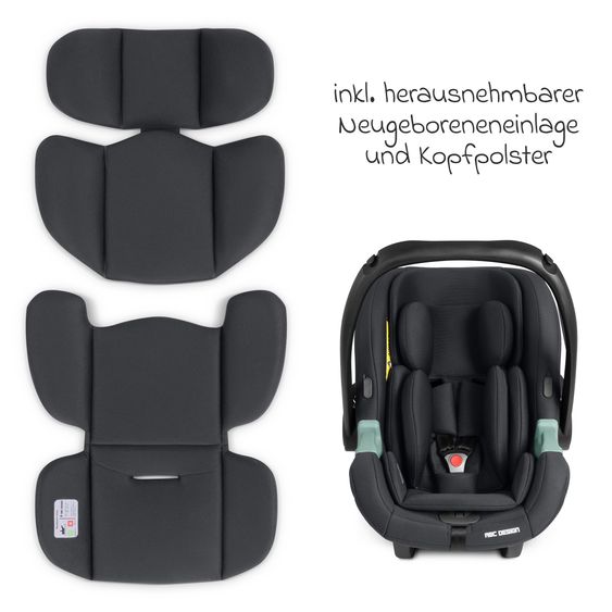 Hauck Set Passeggino Leggero Travel Comfort N Care & Tulip - Nero