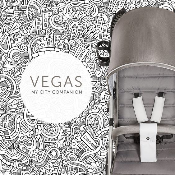 Hauck Buggy Vegas (bis 25 kg) - Charcoal