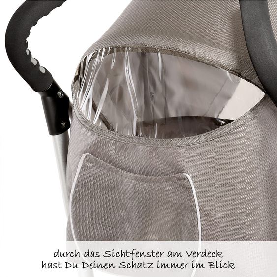 Hauck Buggy Vegas (bis 25 kg) - Charcoal