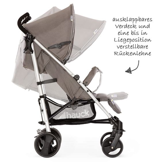 Hauck Buggy Vegas (bis 25 kg) - Charcoal