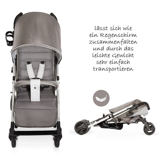 Hauck Buggy Vegas (bis 25 kg) - Charcoal