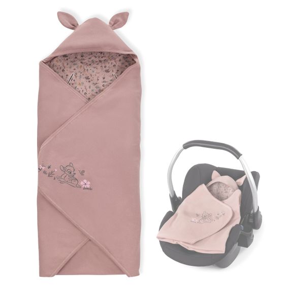 Hauck Einschlagdecke / Kuscheldecke Snuggle N Dream - Disney - Bambi Rose