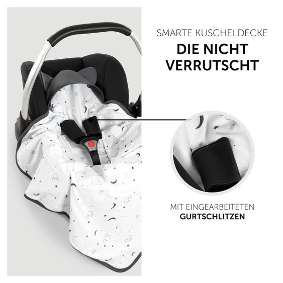 Hauck Einschlagdecke / Kuscheldecke Snuggle N Dream - Disney - Mickey Mouse Anthracite