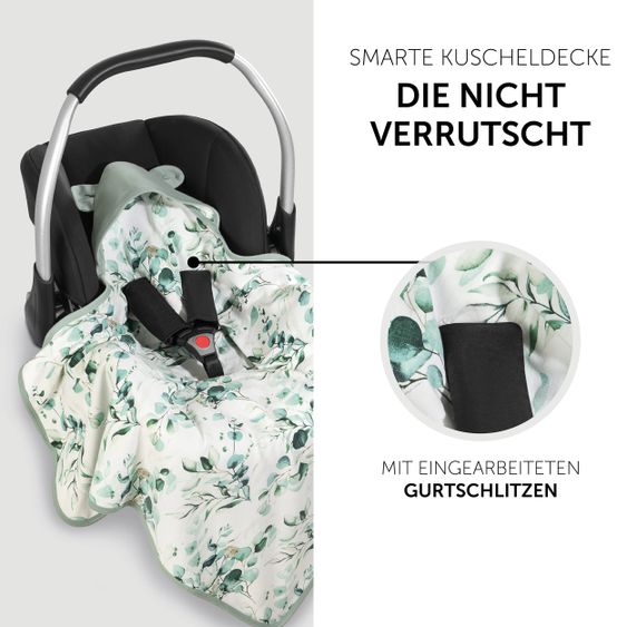 Hauck Coperta Snuggle N Dream - Foglie di menta