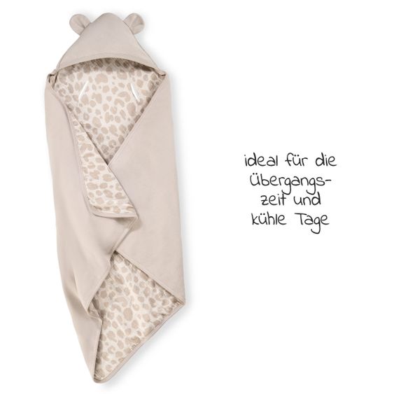 Hauck Einschlagdecke / Kuscheldecke Snuggle N Dream - Leo Natural