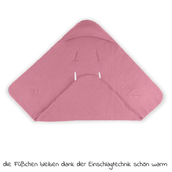 Hauck Einschlagdecke / Kuscheldecke Snuggle So Cosy - Berry