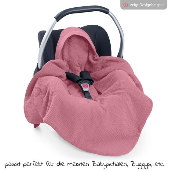 Hauck Einschlagdecke / Kuscheldecke Snuggle So Cosy - Berry