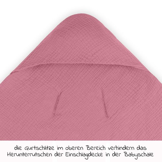 Hauck Einschlagdecke / Kuscheldecke Snuggle So Cosy - Berry