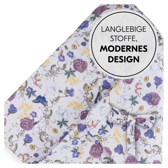 Hauck Einschlagdecke / Kuscheldecke Snuggle So Cosy - Floral Beige