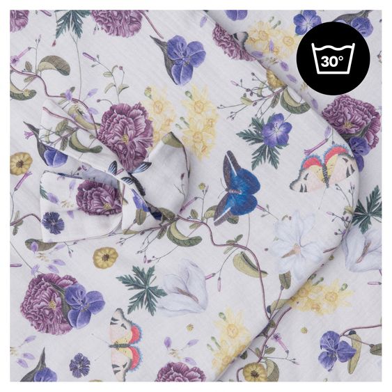 Hauck Einschlagdecke / Kuscheldecke Snuggle So Cosy - Floral Beige