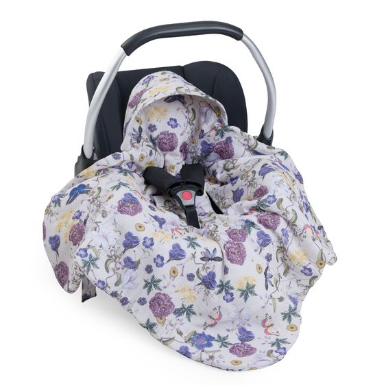 Hauck Einschlagdecke / Kuscheldecke Snuggle So Cosy - Floral Beige