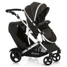 Geschwisterwagen Duett 2 - Black