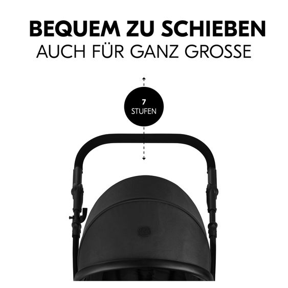 Hauck Geschwisterwagen Duett 4 - Black