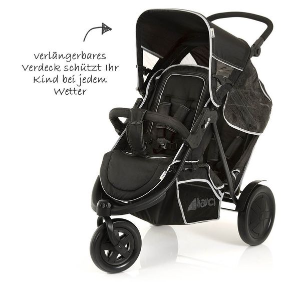 Hauck Passeggino Freerider Sibling - Nero