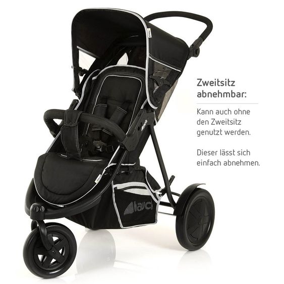 Hauck Passeggino Freerider Sibling - Nero