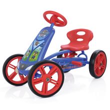 Go-Kart / Tretauto Turbo II (2-4 Jahre) mit verstellbarem Schalensitz - Paw Patrol - Blue