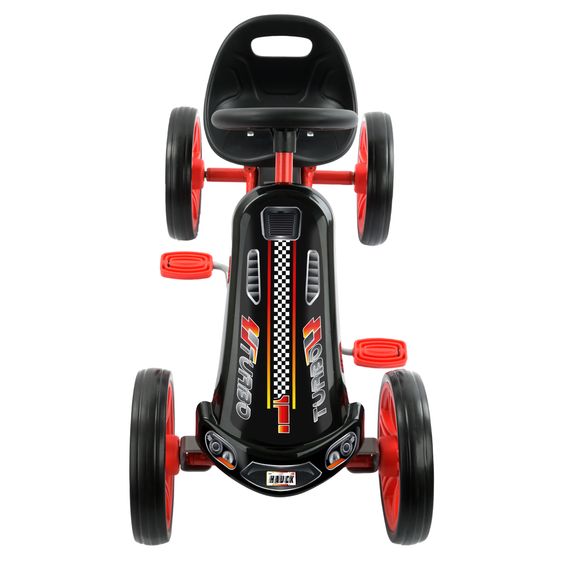 Hauck Go-Kart / Tretauto Turbo II Boy (2-4 Jahre) mit verstellbarem Schalensitz