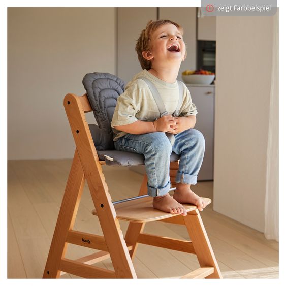 Hauck Hochstuhl Alpha Plus Black - im Sparset inkl. Baby Seat + Baby Seatpad + Click Tray