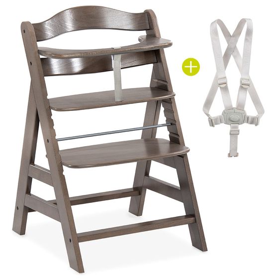 Hauck Hochstuhl Alpha Plus - Charcoal
