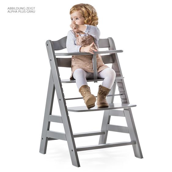 Hauck Hochstuhl Alpha Plus - Charcoal