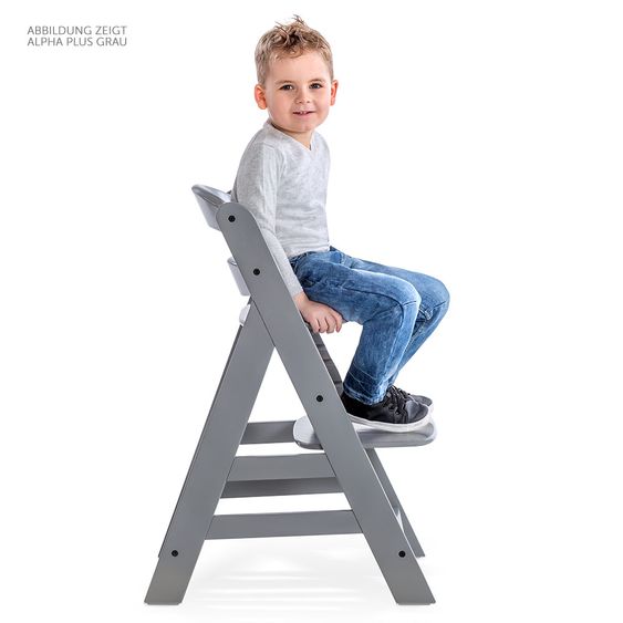Hauck Hochstuhl Alpha Plus - Charcoal